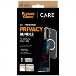 Kit protectie 3 in 1 CARE by PanzerGlass, Carcasa Urban Combat, Folie protectie ecran Ultra-Wide Fit Privacy si Protectie camera foto Hoops, compatibil cu Samsung Galaxy S26, Transparent 8 - lerato.ro