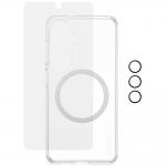 Kit protectie 3 in 1 CARE by PanzerGlass, Carcasa Urban Combat, Folie protectie ecran Ultra-Wide Fit si Protectie camera foto Hoops, compatibil cu Samsung Galaxy S26, Transparent 4 - lerato.ro