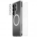 Kit protectie 3 in 1 CARE by PanzerGlass, Carcasa Urban Combat, Folie protectie ecran Ultra-Wide Fit si Protectie camera foto Hoops, compatibil cu Samsung Galaxy S26 Ultra, Transparent 3 - lerato.ro