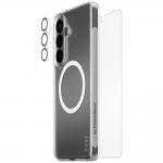 Kit protectie 3 in 1 CARE by PanzerGlass, Carcasa Urban Combat, Folie protectie ecran Ultra-Wide Fit si Protectie camera foto Hoops, compatibil cu Samsung Galaxy S26 Plus, Transparent 3 - lerato.ro