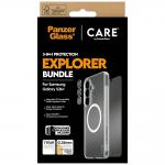 Kit protectie 3 in 1 CARE by PanzerGlass, Carcasa Urban Combat, Folie protectie ecran Ultra-Wide Fit si Protectie camera foto Hoops, compatibil cu Samsung Galaxy S26 Plus, Transparent 7 - lerato.ro