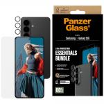 Set protectie 2-in-1 PanzerGlass, 1x folie sticla Ultra-Wide Fit si 1x folie protectie camera foto Hoops, compatibil cu Samsung Galaxy S26, Transparent 2 - lerato.ro