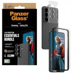 Set protectie 2-in-1 PanzerGlass, 1x folie sticla Ultra-Wide Fit si 1x folie protectie camera foto Hoops, compatibil cu Samsung Galaxy S26, Transparent 5 - lerato.ro