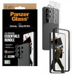 Set protectie 2-in-1 PanzerGlass, 1x folie sticla Ultra-Wide Fit si 1x folie protectie camera foto Hoops, compatibil cu Samsung Galaxy S26 Ultra, Transparent 5 - lerato.ro