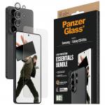 Set protectie 2-in-1 PanzerGlass, 1x folie sticla Ultra-Wide Fit si 1x folie protectie camera foto Hoops, compatibil cu Samsung Galaxy S26 Ultra, Transparent 6 - lerato.ro