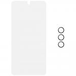 Set protectie 2-in-1 PanzerGlass, 1x folie sticla Ultra-Wide Fit si 1x folie protectie camera foto Hoops, compatibil cu Samsung Galaxy S26 Plus, Transparent 4 - lerato.ro