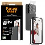 Set protectie 2-in-1 PanzerGlass, 1x folie sticla Ultra-Wide Fit si 1x folie protectie camera foto Hoops, compatibil cu Samsung Galaxy S26 Plus, Transparent 5 - lerato.ro