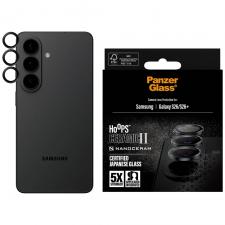 Folii protectie Samsung Galaxy S26 Plus, Protectie camera foto PanzerGlass Hoops Ceramic II Lens Protector compatibila cu Samsung Galaxy S26 Plus / S26, Negru, lerato.ro