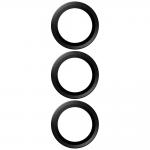 Protectie camera foto PanzerGlass Hoops Ceramic II Lens Protector compatibila cu Samsung Galaxy S26 Plus / S26, Negru 4 - lerato.ro