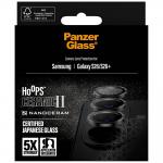 Protectie camera foto PanzerGlass Hoops Ceramic II Lens Protector compatibila cu Samsung Galaxy S26 Plus / S26, Negru 7 - lerato.ro