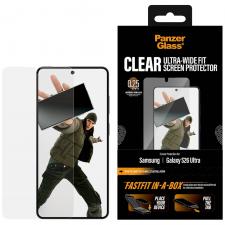 Folii protectie telefoane Samsung, Folie sticla securizata PanzerGlass Ultra-Wide Fit FastFit, Kit montare inclus, compatibila cu Samsung Galaxy S26 Ultra, Transparent, lerato.ro