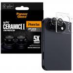 Protectie camera foto PanzerGlass Hoops Ceramic Lens Protector compatibila cu iPhone Duo, Negru 3 - lerato.ro