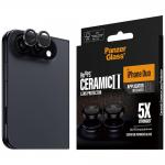Protectie camera foto PanzerGlass Hoops Ceramic Lens Protector compatibila cu iPhone Duo, Negru 4 - lerato.ro