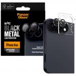 Protectie sticla securizata camera foto PanzerGlass Hoops Lens Protector compatibila cu iPhone Duo, Negru 3 - lerato.ro