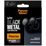 Protectie sticla securizata camera foto PanzerGlass Hoops Lens Protector compatibila cu iPhone Duo, Negru 7 - lerato.ro
