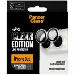 Protectie sticla securizata camera foto PanzerGlass Hoops Lens Protector compatibila cu iPhone Duo, Transparent 7 - lerato.ro