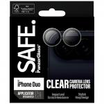 Protectie sticla securizata camera foto SAFE by PanzerGlass Camera Lens Protector Ultra-Wide Fit compatibila cu iPhone Duo, Transparent 7 - lerato.ro