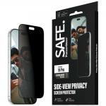 Folie sticla securizata SAFE by PanzerGlass Ultra-Wide Fit Privacy compatibila cu iPhone 18 Pro, Negru 7 - lerato.ro