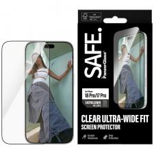Folie sticla securizata SAFE by PanzerGlass Ultra-Wide Fit compatibila cu iPhone 18 Pro / 17 Pro, Transparent