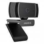 Camera Web Papalook AF925, Full HD, 1080p, 30FPS, Microfon incorporat, USB 2.0, Negru