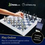 Set sah smart Particula GoChess Mini Harry Potter Edition, Iluminare inteligenta LED, Piese magnetice cu senzor, Conectivitate Bluetooth, Aplicatie IOS si Android, Multicolor 13 - lerato.ro