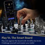 Set sah smart Particula GoChess Mini Harry Potter Edition, Iluminare inteligenta LED, Piese magnetice cu senzor, Conectivitate Bluetooth, Aplicatie IOS si Android, Multicolor 14 - lerato.ro