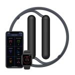 Coarda de sarit smart Particula GoJump, Lungime ajustabila, Masurare calorii si tracking sarituri, Conectivitate bluetooth, Aplicatie iOS si Android, Negru 2 - lerato.ro