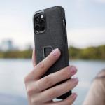 Carcasa Peak Design Everyday Fabric compatibila cu iPhone 14 Charcoal 7 - lerato.ro