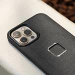Carcasa Peak Design Everyday Fabric compatibila cu iPhone 14 Charcoal 5 - lerato.ro