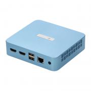 Mini PC Peladn WI-6, Intel N100, Intel UHD Graphics, 12GB RAM+512GB, Albastru
