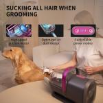 Aparat multifunctional pentru ingrijirea parului animalelor de companie Petkit AirClipper 5 in 1, functie de perie, aparat de tuns, aspirator, Alb 12 - lerato.ro