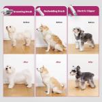 Aparat multifunctional pentru ingrijirea parului animalelor de companie Petkit AirClipper 5 in 1, functie de perie, aparat de tuns, aspirator, Alb 11 - lerato.ro