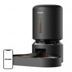 Dispenser automat hrana Petlibro Granary pentru animale, bol dublu, 5L, Panou control LED, Alimentare la retea, Negru 3 - lerato.ro
