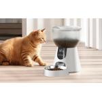 Set dispenser hrana si fantana apa pentru animale de companie Petwant FW2-L, Capacitate 4L + 3L, Alb/Negru 3 - lerato.ro