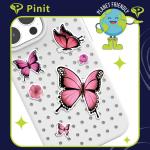 Insigne cu Pinit Floare/Fluture  pentru carcasa Pinit, Model 1, Multicolor 3 - lerato.ro
