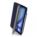 Husa Pipetto Origami No3 Pencil compatibila cu iPad Air 13 inch M3 2025/M2 2024, Albastru 5 - lerato.ro