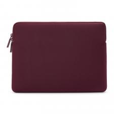 Huse si carcase Apple MacBook Neo 13 inch, Husa protectie Pipetto Classic Fit Sleeve compatibila cu MacBook Neo 13 inch, Burgundy, lerato.ro