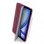Husa flip cover Pipetto Origami No1 Original compatibila cu iPad (A16) / iPad 2022, Burgundy 11 - lerato.ro