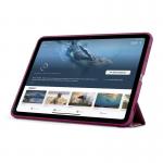 Husa flip cover Pipetto Origami No1 Original compatibila cu iPad (A16) / iPad 2022, Burgundy 3 - lerato.ro
