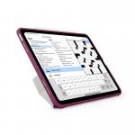 Husa flip cover Pipetto Origami No1 Original compatibila cu iPad (A16) / iPad 2022, Burgundy 5 - lerato.ro