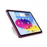 Husa flip cover Pipetto Origami No1 Original compatibila cu iPad (A16) / iPad 2022, Burgundy 6 - lerato.ro