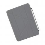 Husa Pipetto Origami No3 compatibila cu iPad Air 11 inch M2 / M3, Gri 14 - lerato.ro