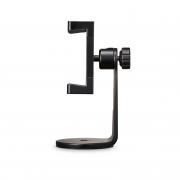 Suport universal Pivo Smart Mount pentru telefoane, Compatibil cu Trepied, SelfieStick cu filet de 1/4 inch, ajustabil 360, Negru