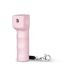 Spray cu piper smart 5-in-1 Plegium Mini, Alarma 130dB, 114 x 30 mm, Capacitate 13ml, GPS, Apelare de urgenta, LED pentru orientare, Roz