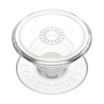 Suport magnetic universal pentru telefon Popsockets 2 Clear, Extensibil, Alb 2 - lerato.ro