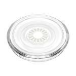 Suport magnetic universal pentru telefon Popsockets 2 Clear, Extensibil, Alb 4 - lerato.ro