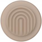 Suport universal pentru telefon PopSockets Round PopOut Latte Curves compatibil cu MagSafe, Extensibil, Bej 3 - lerato.ro