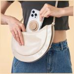 Suport universal pentru telefon PopSockets Round PopOut Latte Curves compatibil cu MagSafe, Extensibil, Bej 8 - lerato.ro