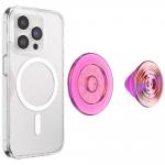 Suport universal pentru telefon PopSockets ipple Iridescent Aviation Opalescent compatibil cu MagSafe, Extensibil, Multicolor 5 - lerato.ro
