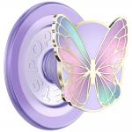 Suport universal pentru telefon PopSockets Enamel Butterfly Prism, Extensibil, Multicolor 2 - lerato.ro